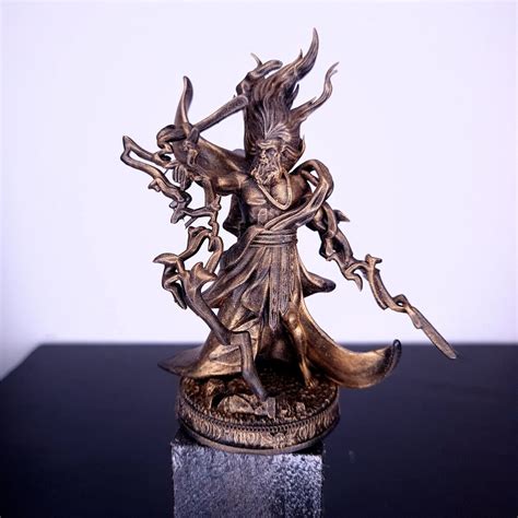 Statue Zeus Jupiter Tinia God of Thunder King of Olympus Statuette for ...