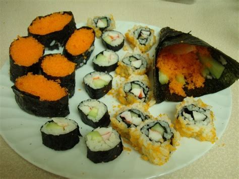 不一样的天空: Flying Fish Roe Sushi