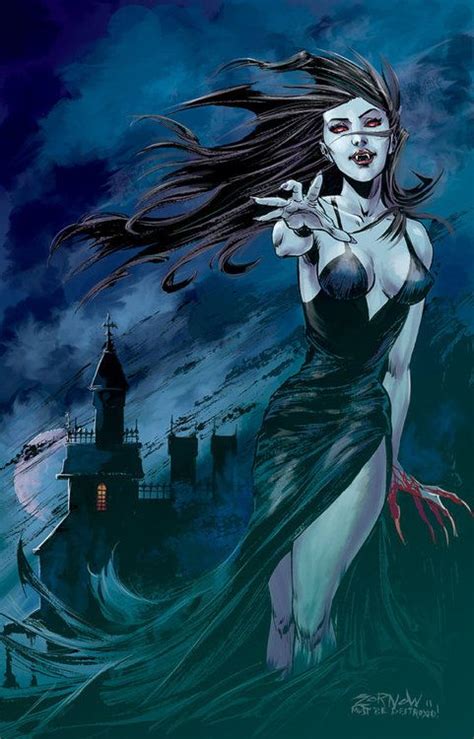 Vampire Girl, from The Art of Jeff Zornow, via My Little Ghoulie ...