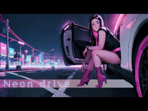 Neon drive 4K wallpaper