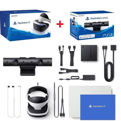 Sony Playstation VR Headset PS VR Virtual Reality Controller + PS4 ...