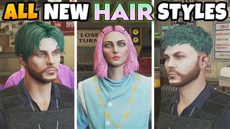 GTA 5 Online All New Hair Styles (San Andreas Mercenaries) - YouTube