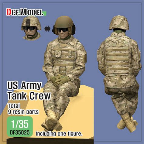 Def Model DF35025 1/35 US Army Tank Crew at Rest (1)