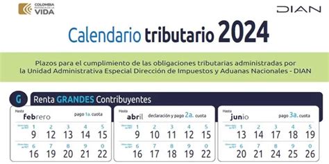 Calendario Tributario Guatemala 2024 - Image to u