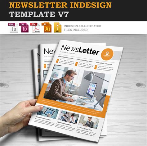 Indesign Newsletter Templates Free Download - Printable Templates