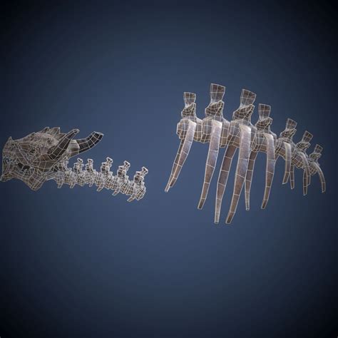 Skeleton dragon 3D Model $10 - .fbx - Free3D