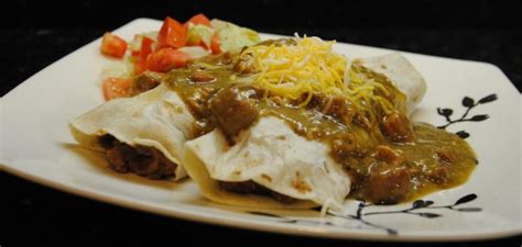 Bean Burritos, Smothered in Chile Verde (Green Chile) – $10 buck dinners!