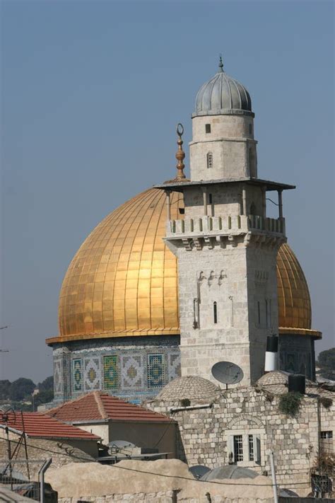 Dome of the Rock,Temple Mount. Stock Photo - Image of islam, olives: 985794