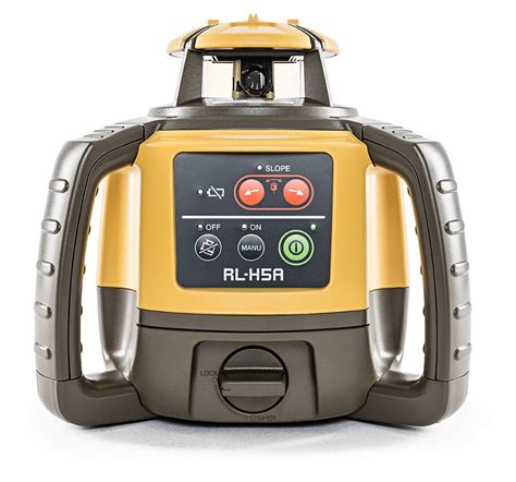 TOPCON RL-H5A LONG RANGE ROTATING LASER LEVEL WITH RECHARGEABLE BATTERY ...