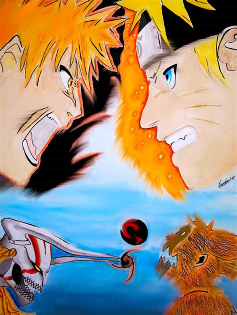 Ichigo Vs Naruto Digital Remaster by wraithern on DeviantArt