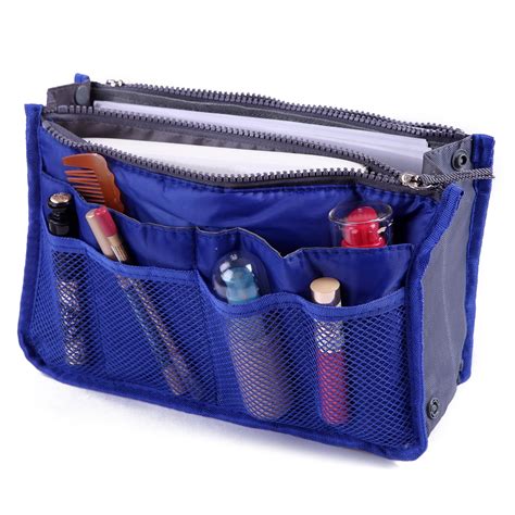 HDE Expandable 13 Pocket Handbag Insert Purse Organizer with Handles ...