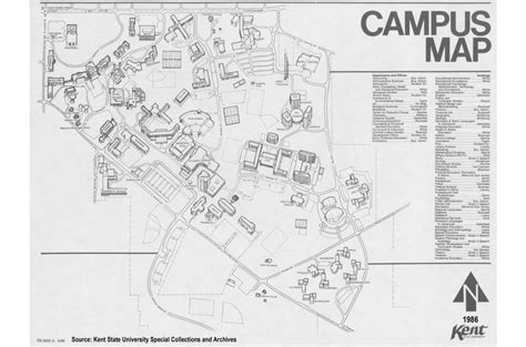 Kent Main Campus Map