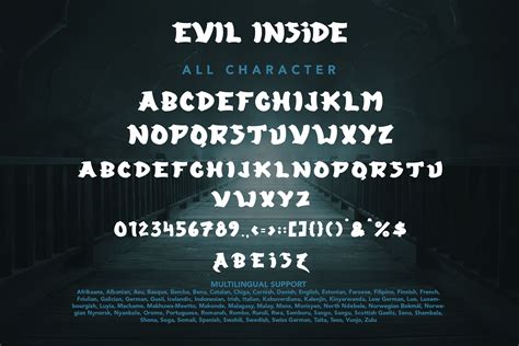 Evil Inside - Halloween Display Font By Arendxstudio | TheHungryJPEG