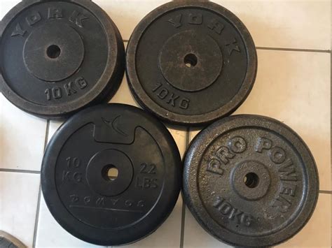 10kg Cast Iron Weight Plates | in Church Gresley, Derbyshire | Gumtree