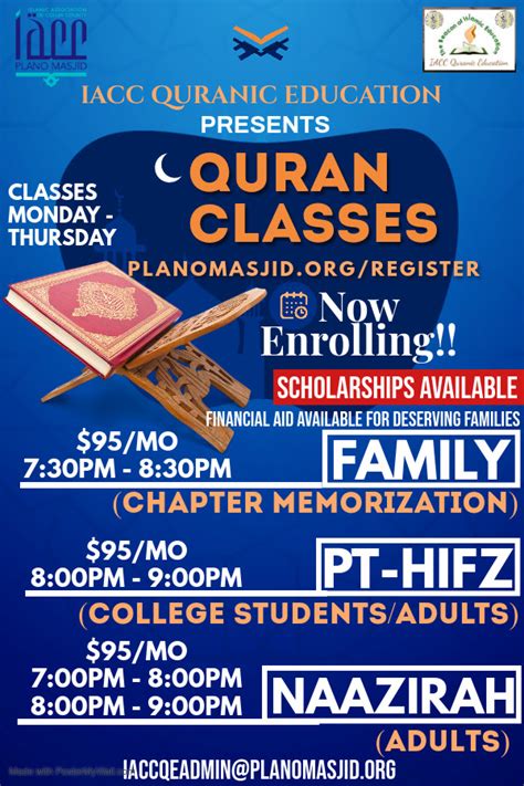 Quran Classes | Plano Masjid