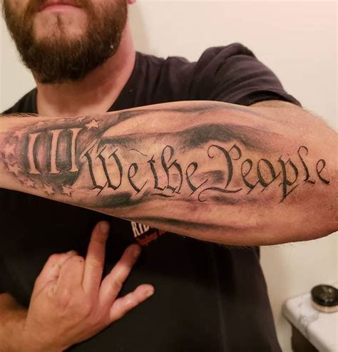 75 Patriotic “We the People” Tattoos and Ideas - Tattoo Me Now in 2020 ...