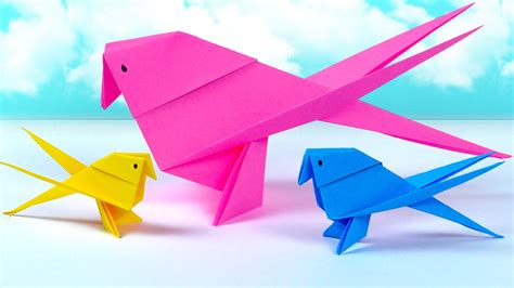 I show how to make a bird out of paper easily. Beautiful origami bird ...