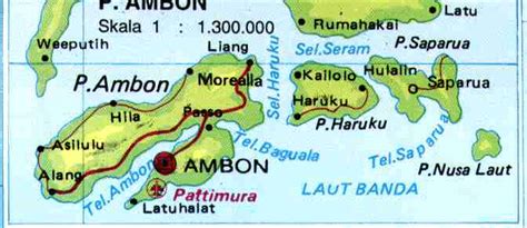 AMAZING INDONESIA: AMBON CITY MAP