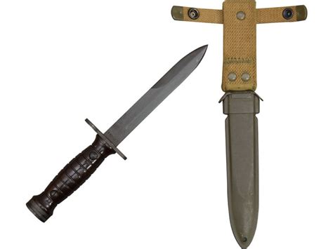 M1 Carbine Bayonet - Original M4 M1 Carbine Bayonet With M8 A1 Scabbard ...