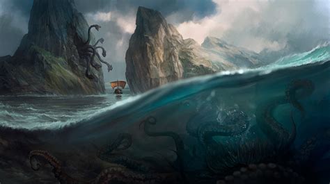 ArtStation - Between Scylla and Charybdis