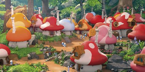 Smurf Village Background