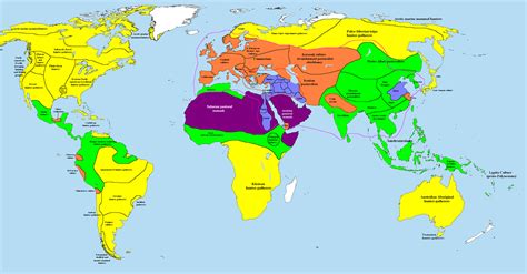 Map of the World in 1000 BCE (Illustration) - World History Encyclopedia