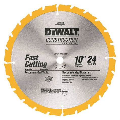 DeWALT® DW3112 10-Inch Circular Saw Blade at Sutherlands