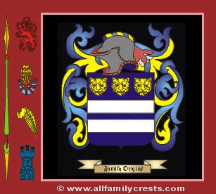 Wright family crest and meaning of the coat of arms for the surname ...