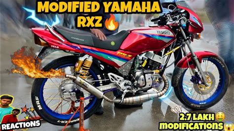 MODIFIED YAMAHA RX-Z🔥|2.7LAKH🤑MODIFICATIONS|EXHAUST💣PARTS IMPORTED FROM ...