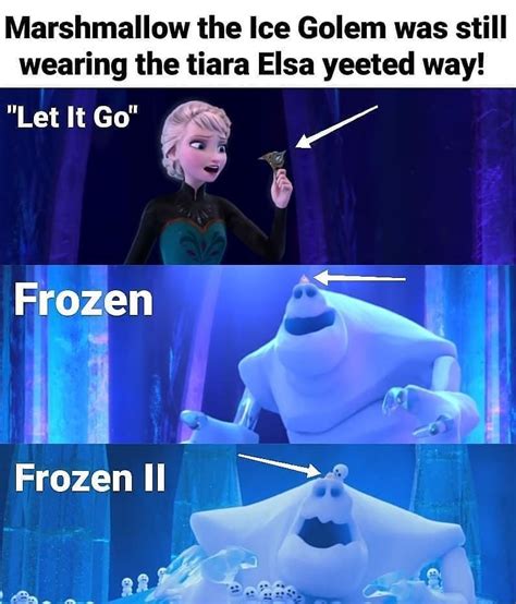 Disney, Frozen 2, Elsa, Memes on Instagram: “Elsa or MARSHMALLOW? 🔥 ️ ️ ...