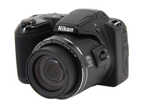 Nikon Coolpix L810 Black 16.1 MP 26X Optical Zoom Wide Angle Digital ...