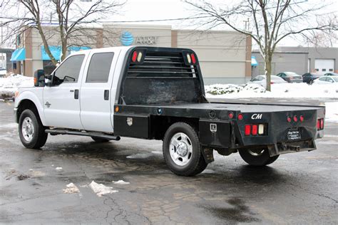 Used 2013 Ford F-350 Super Duty XLT 4x4 Diesel Flat Bed with 5th Wheel ...