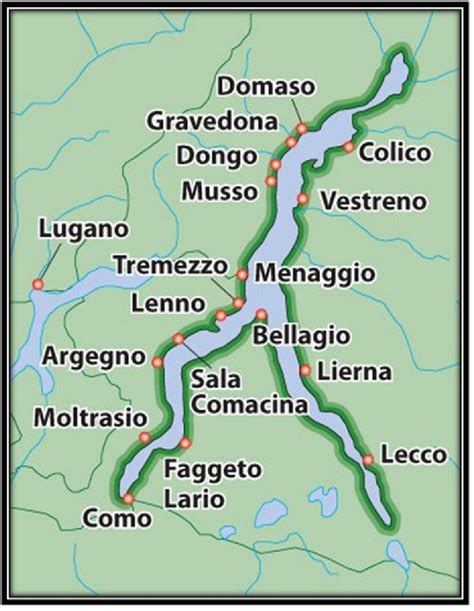 Tremezzo Lake Como Map