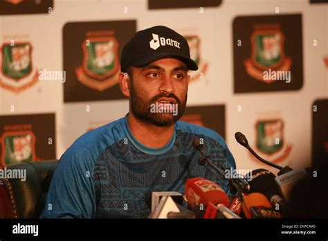 Bangladesh ODI Team Captain Tamim Iqbal Khan attends press conference ...