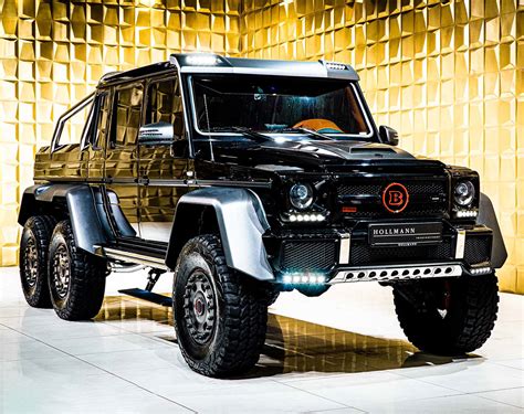 Brabus Mercedes-Benz G63 AMG 6×6 Has Twin-Turbocharged V8 Making 700HP ...