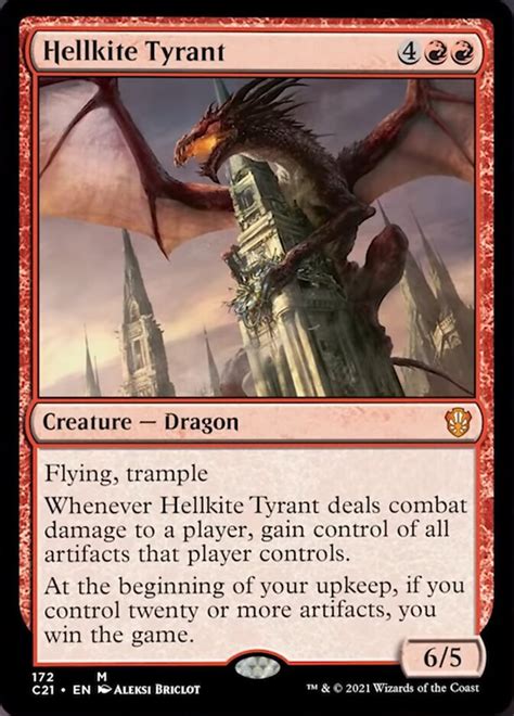 Hellkite Tyrant Printings, Prices, and Variations - mtg