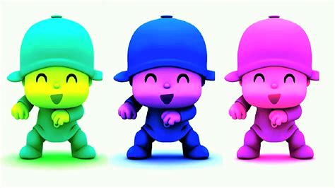 Baby Learn Colors With Talking Pocoyo Colors Reaction Compilation ...