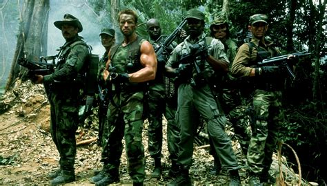 Cast shot from “Predator” (1987) : r/HorrorHouse