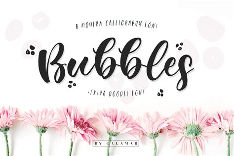 Bubbles Font | Stunning Script Fonts ~ Creative Market