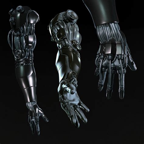 ArtStation - Robot Arm Prosthetic Model