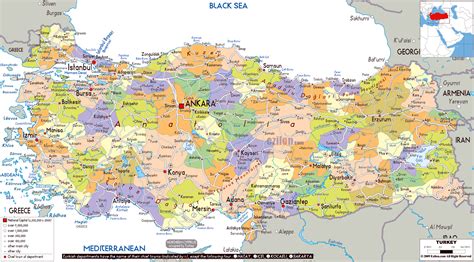 Turkey Map Airports