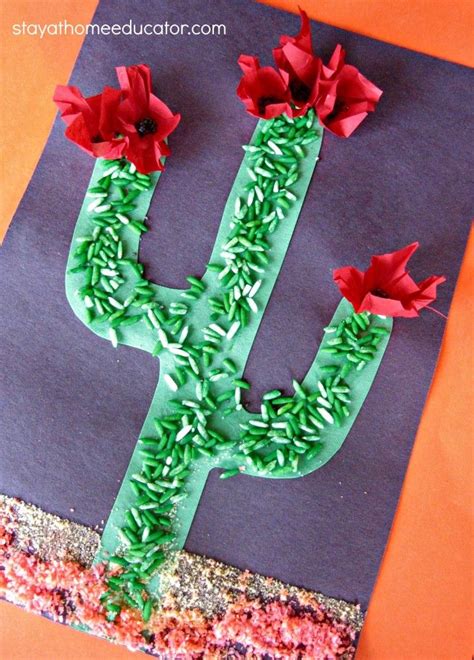 Eight Desert Theme Preschool Activities | Cactus craft, Preschool ...