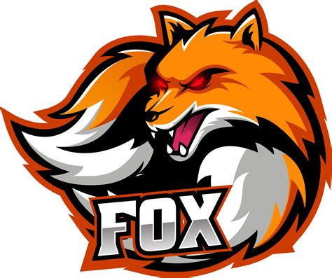 Angry fox mascot logo design By Visink | TheHungryJPEG