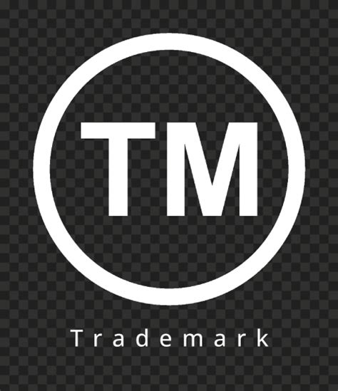 Trademark TM White Logo PNG | Citypng