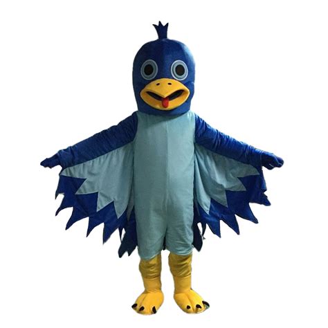 Free Shipping Lovely Blue Bird Mascot Costume