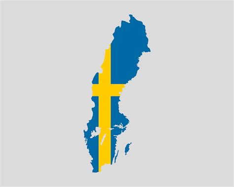 Sweden Map SVG PNG Sweden Flag Svg Sweden Outline Svg - Etsy