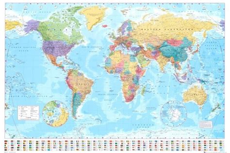 37 Eye-Catching World Map Posters You Should Hang On Your Walls ...