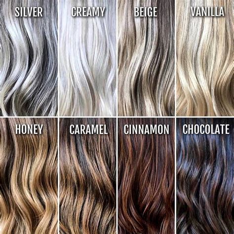 the best hair color chart with all shades of blonde brown red black ...