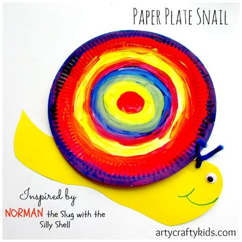 Paper Plate Snail