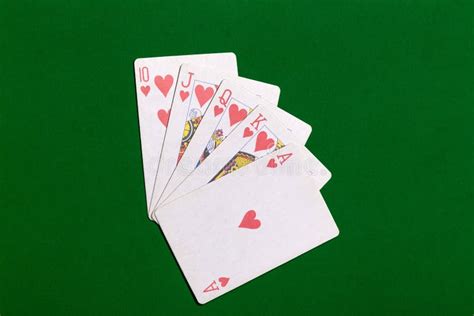 Royal flush poker hand stock photo. Image of luck, kind - 122318178